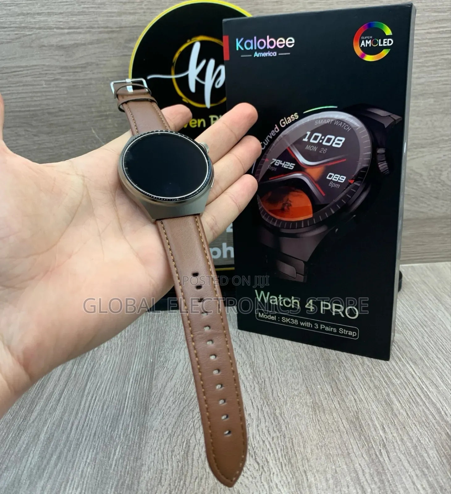 Silver Original Kalobee America Amoled Hd Smart Watch