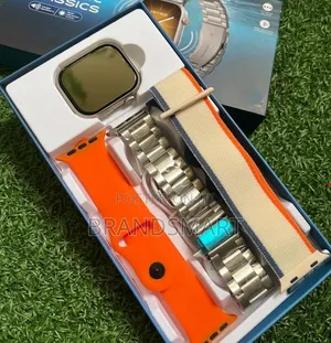 Series 9 Silver-Edition Smart Watch With Four Strap