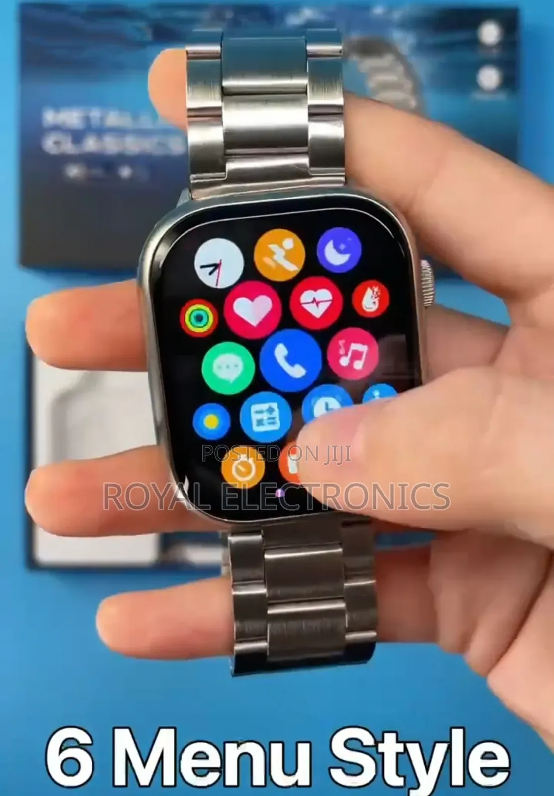 4 in 1 Series 9 Silver Edition Smart Watch