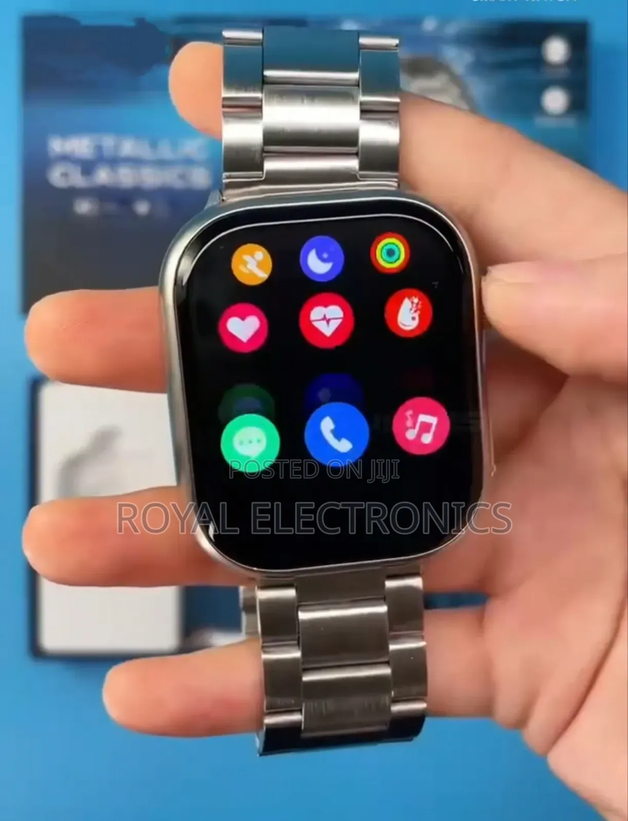 4 in 1 Series 9 Silver Edition Smart Watch