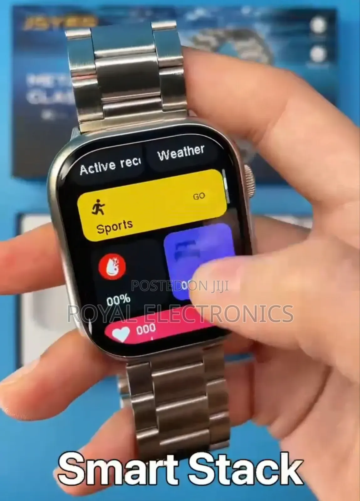 4 in 1 Series 9 Silver Edition Smart Watch