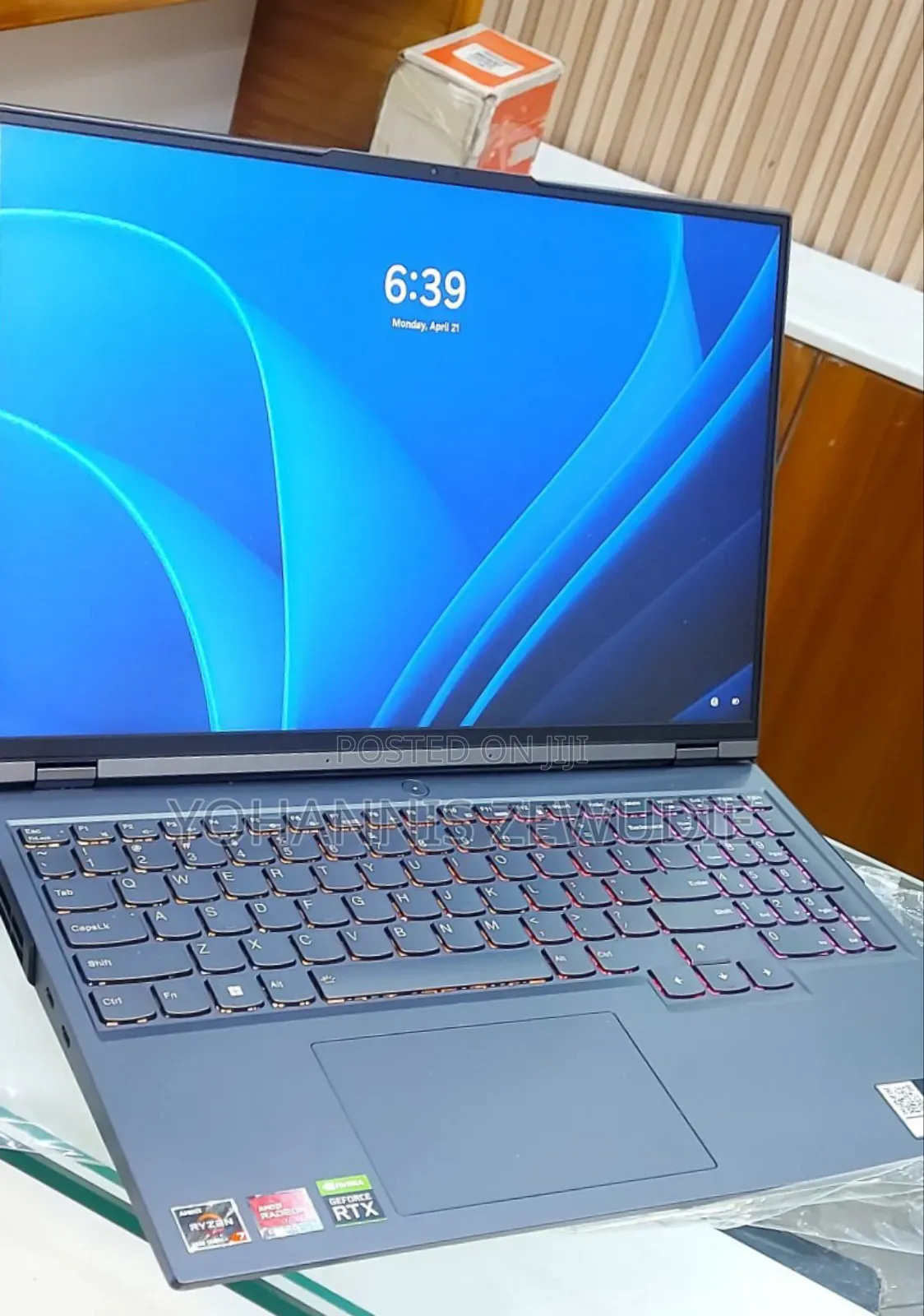 New Laptop Lenovo Legion 5 16GB AMD Ryzen 7 SSD 512GB