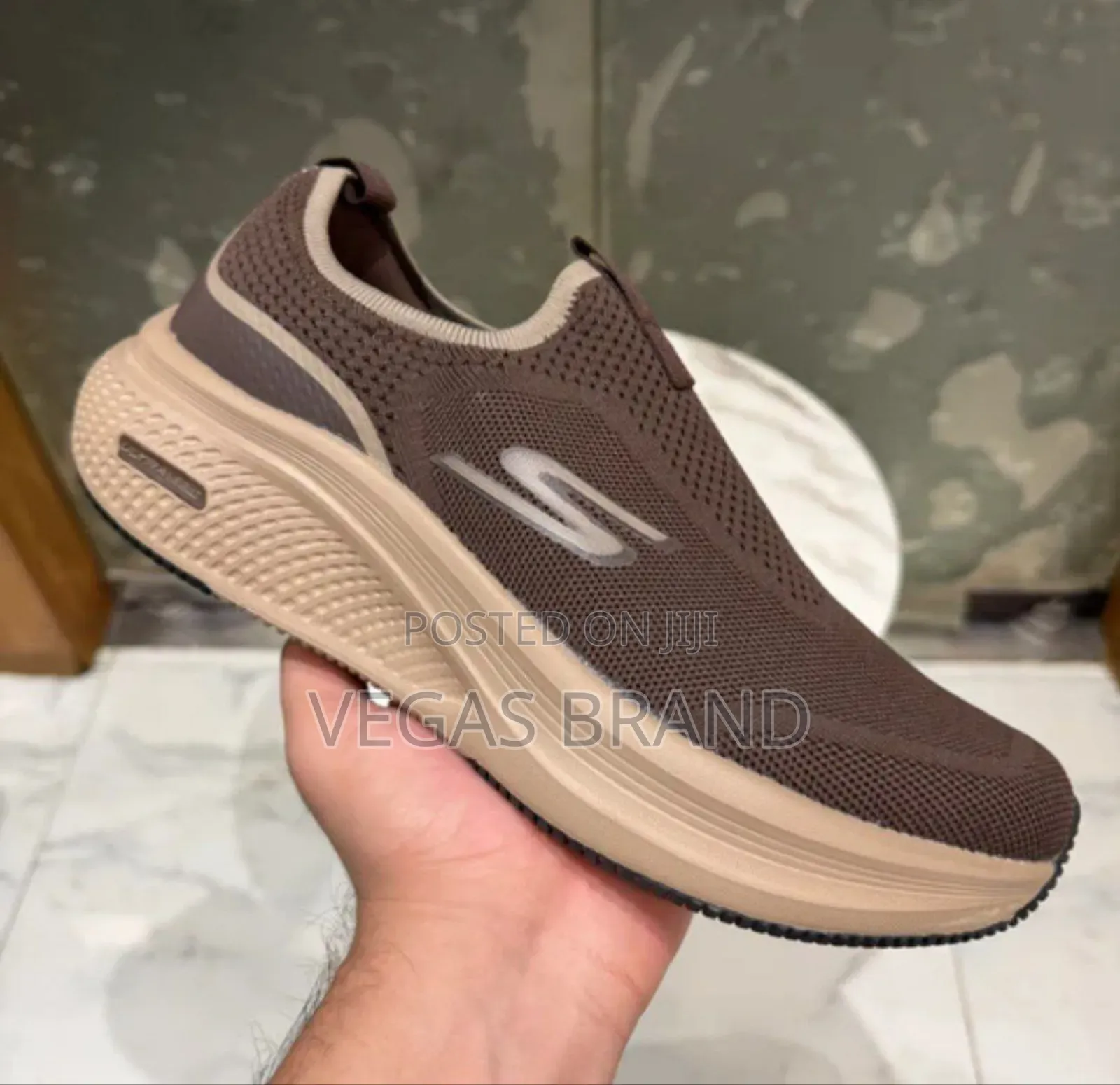 Sketchers Go Run Comfortable Dark Red Master Quality Shoes