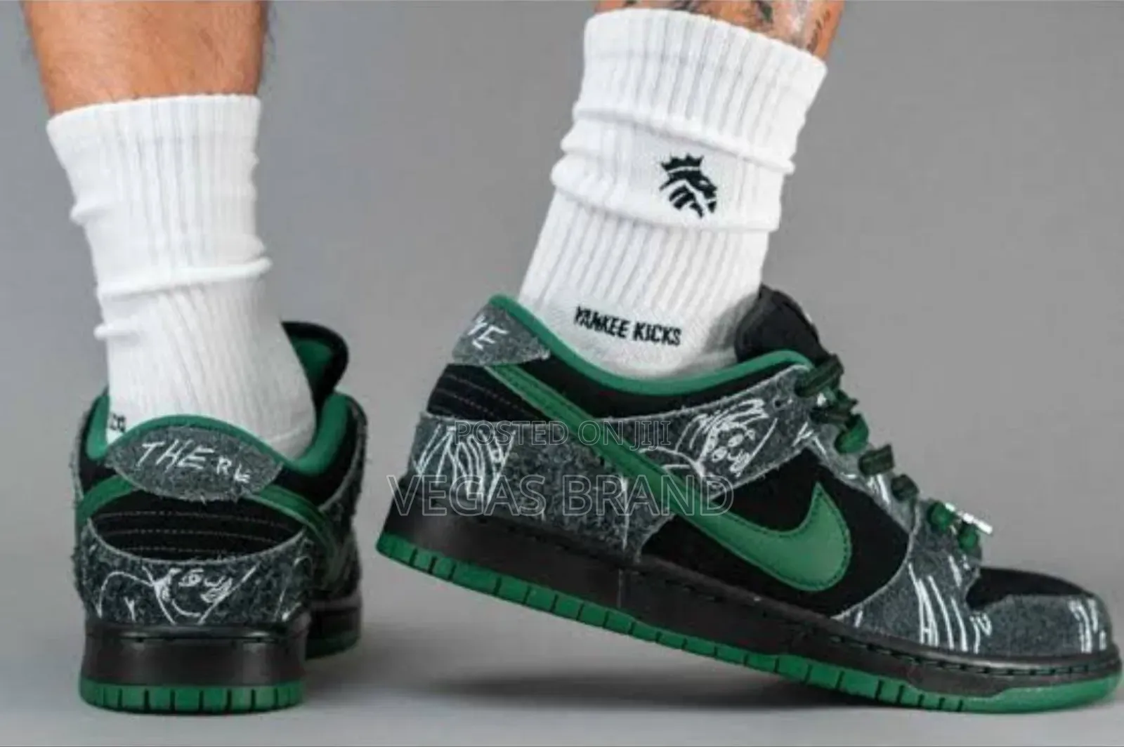 Nike Sb Dunk Low Gray Green Master Quality Shoes