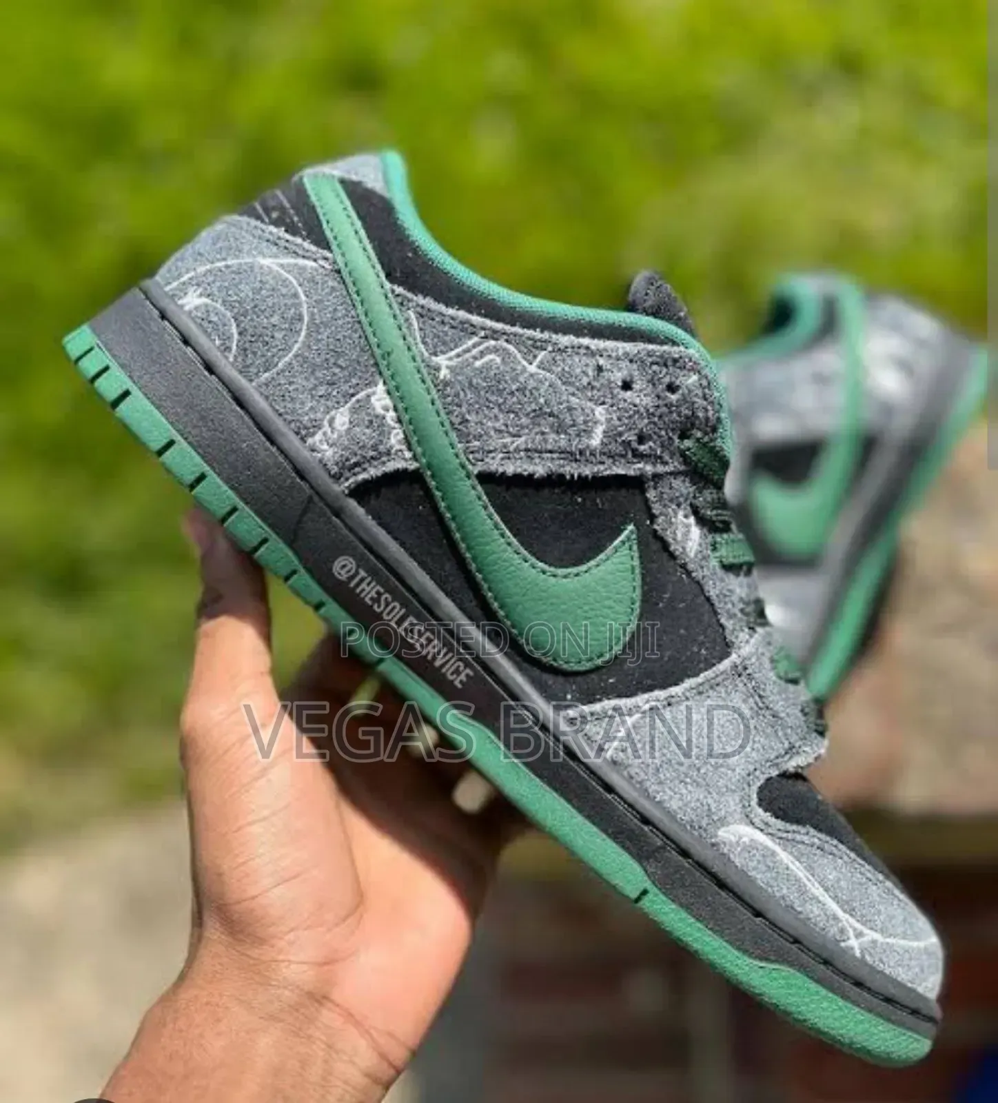 Nike Sb Dunk Low Gray Green Master Quality Shoes