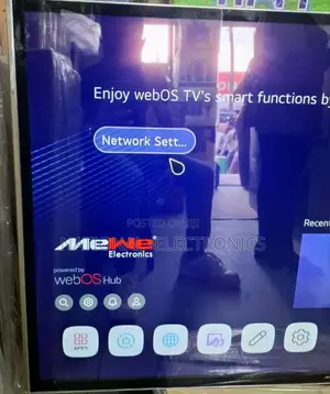 Mewe 55"Inch Tv Smart Android13.0 Tv Webos Hud Black Tv