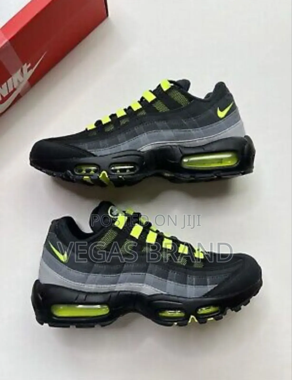 Nike Air Max 95 Black Yellow Master Quality Shoes