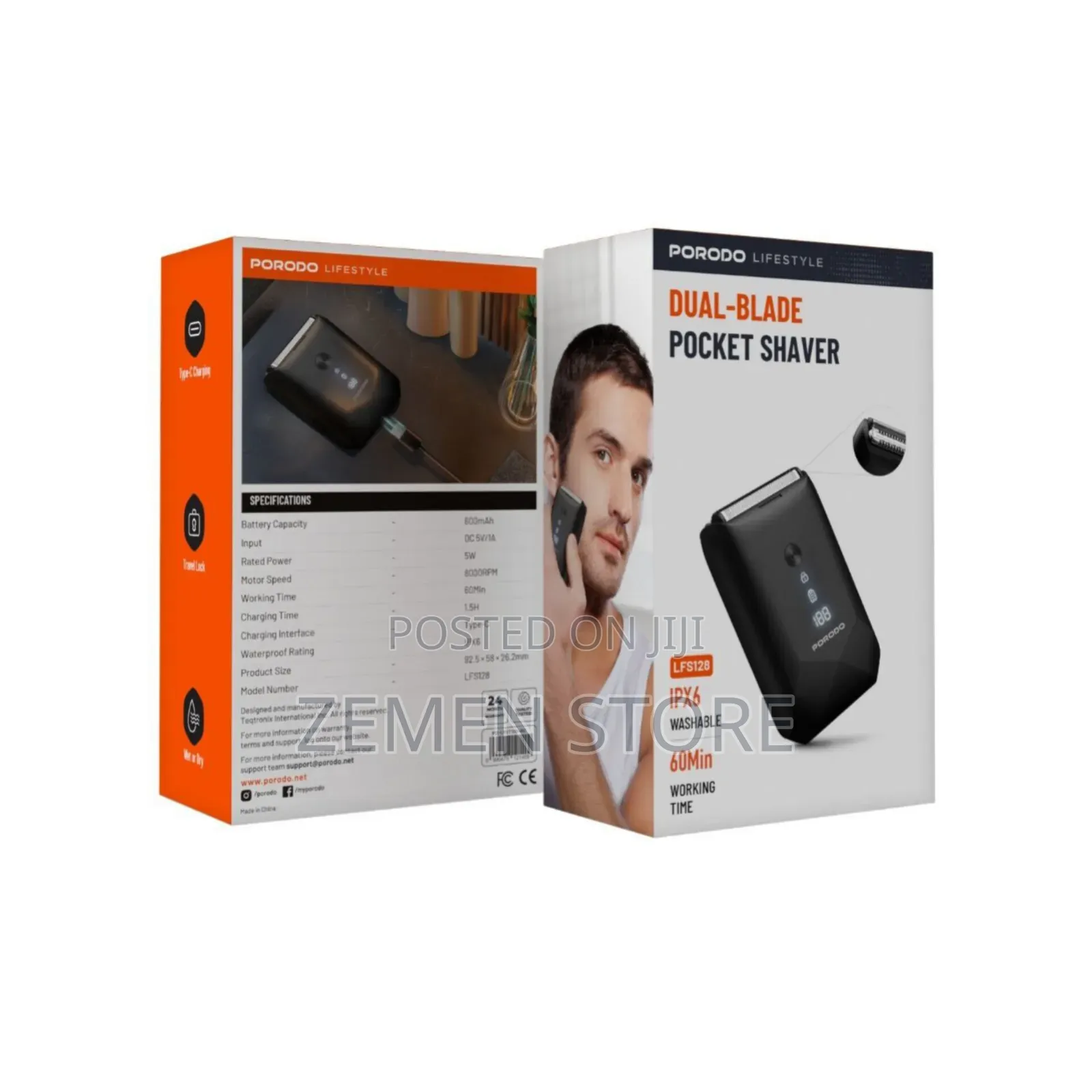 Porodo Dual-Blade Pocket Shaver Original