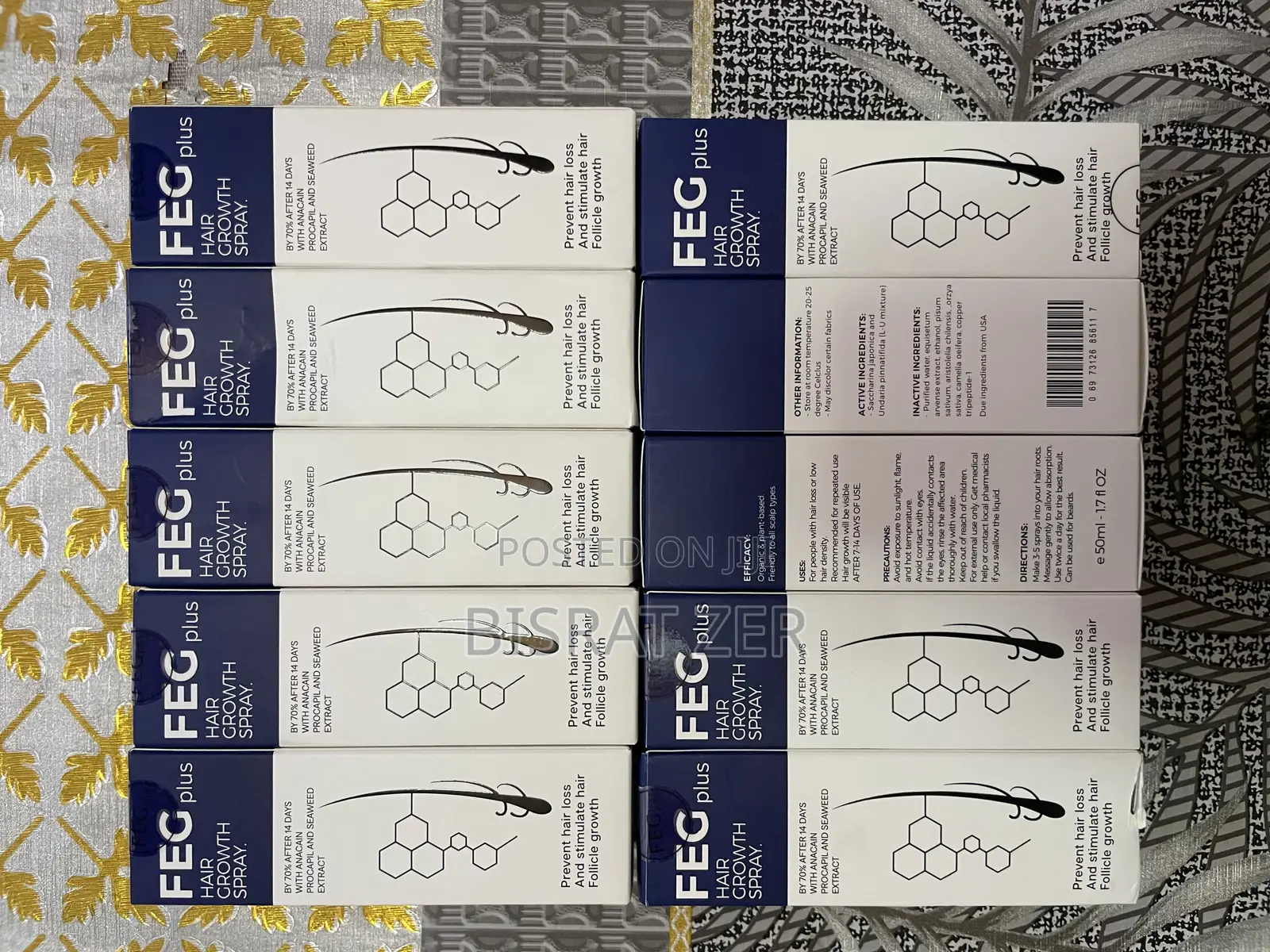 Feg Plus Hair Growth Spray for Men Women Usa 