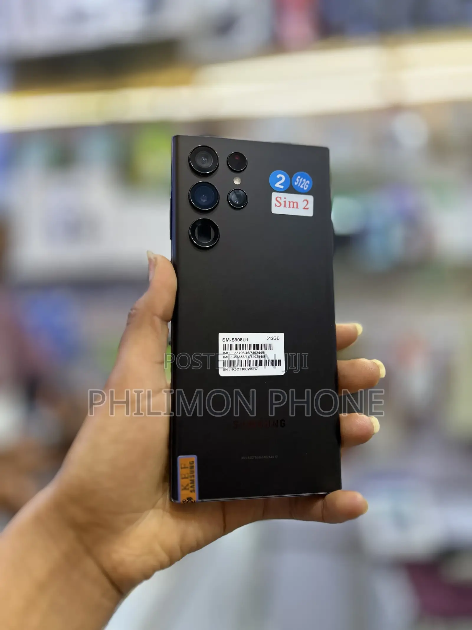 New Samsung Galaxy S22 Ultra 512 GB Black