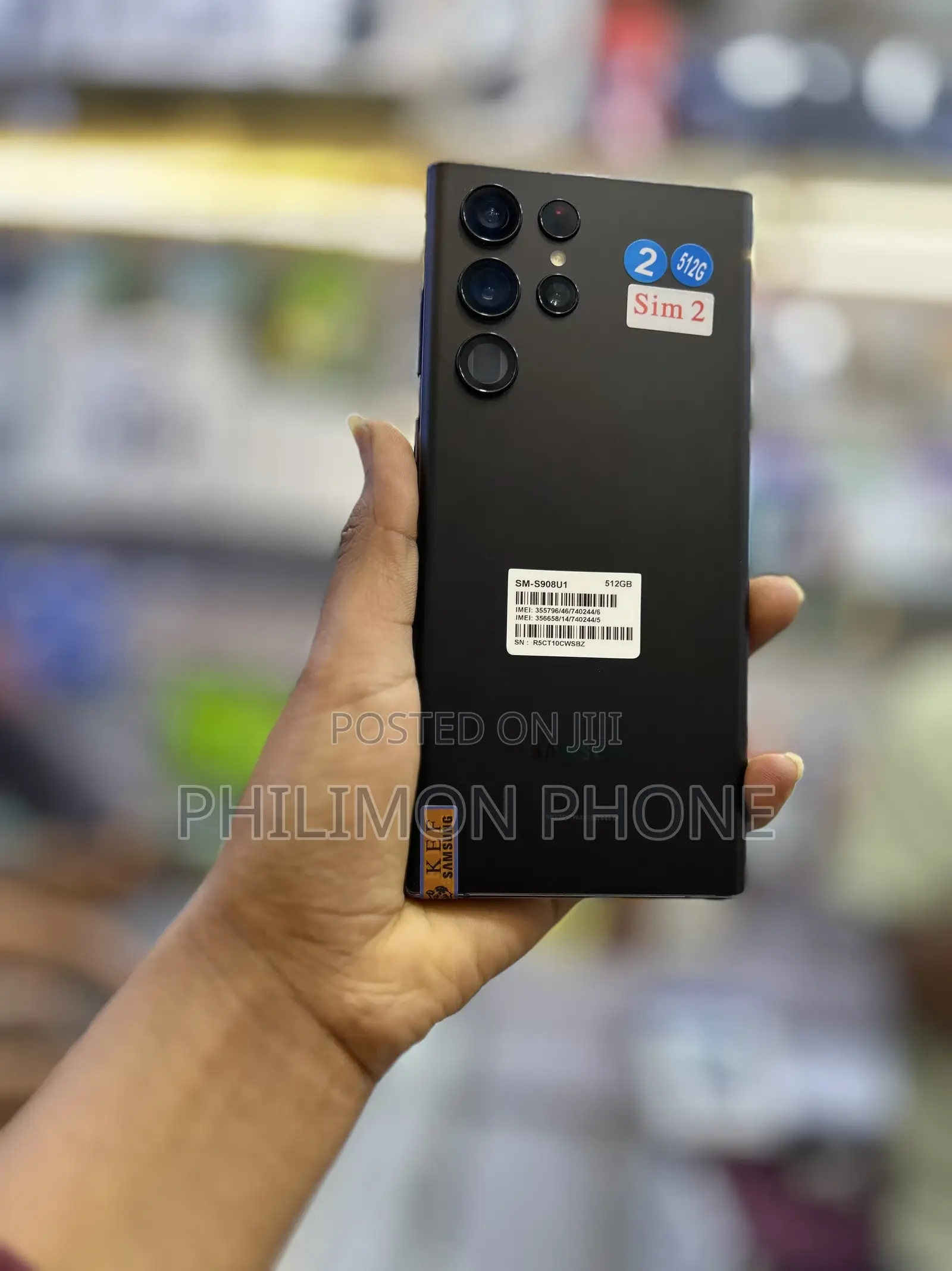 New Samsung Galaxy S22 Ultra 512 GB Black