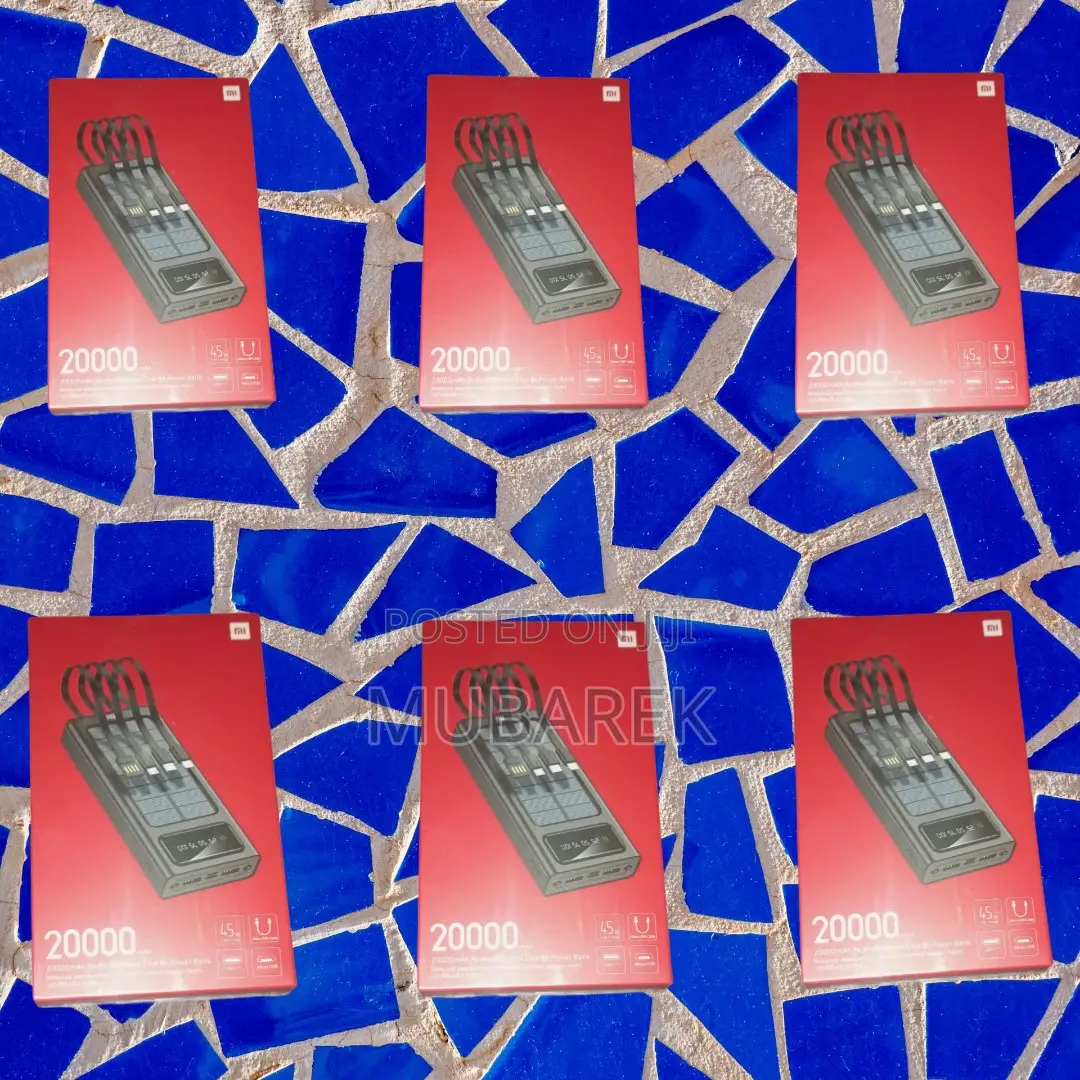 Smart Choice for Power: Mi 20000mah With Cable