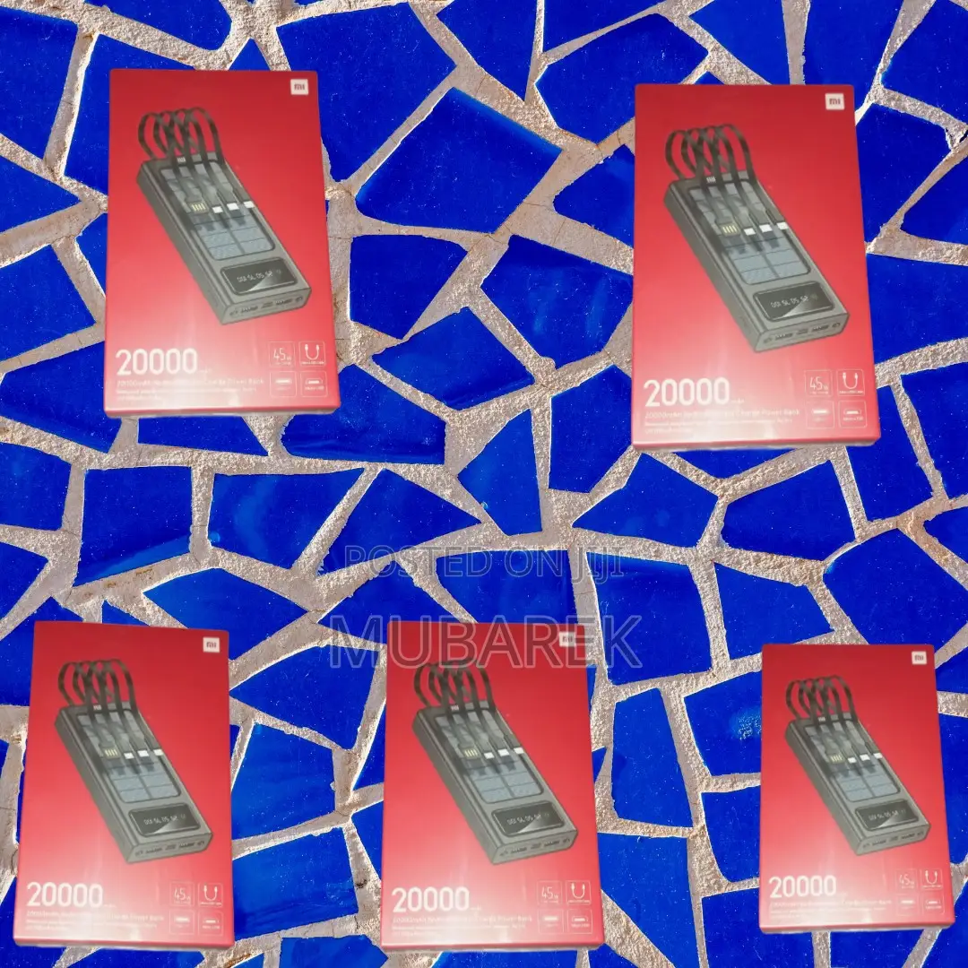 Smart Choice for Power: Mi 20000mah With Cable