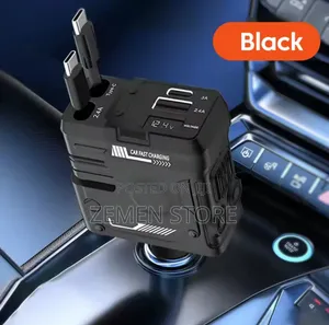 4in1 Fast Car Charger for Android and iPhone