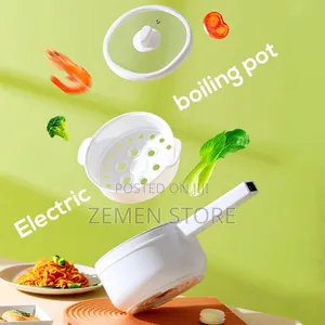 Photo - All-in-One 600w Electric Multi-Cooking Pot With Steamer (Non-Stick)