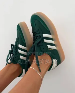 Photo -  #Adidas  #Samba #Xlg "Green Gum" Shoes for Woman
