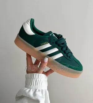  #Adidas  #Samba #Xlg "Green Gum" Shoes for Woman