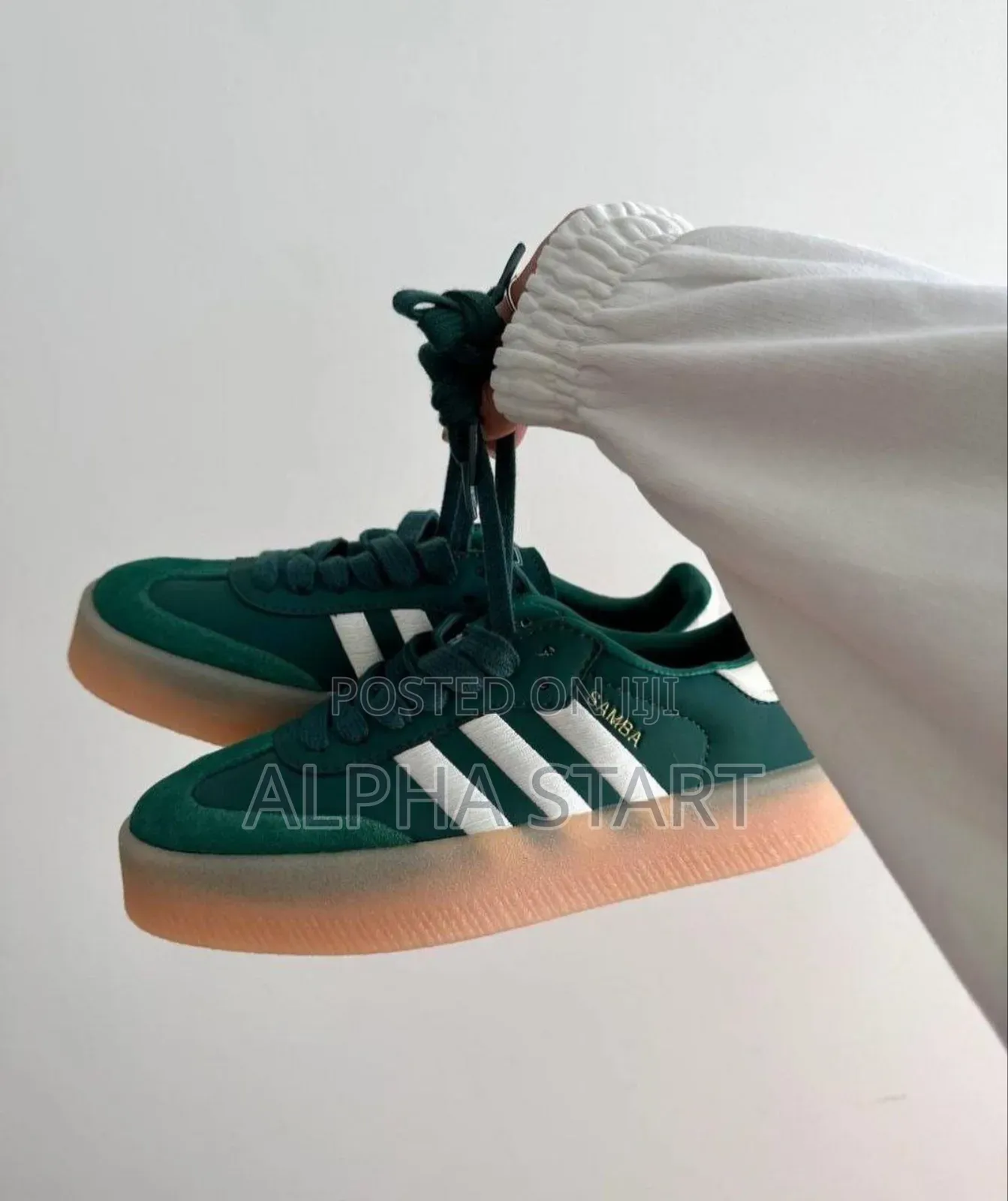  #Adidas  #Samba #Xlg "Green Gum" Shoes for Woman