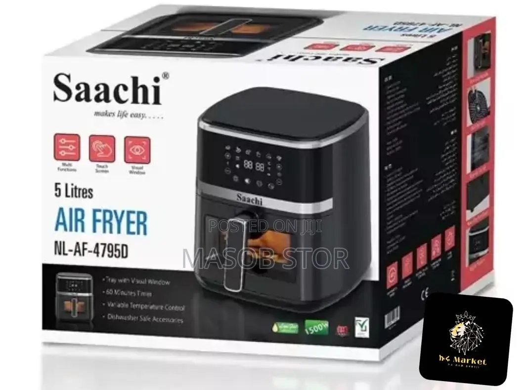 Saachi Air Fryer / ምግብ ያለ ዘይት ማብሰያ (መጥበሻ)