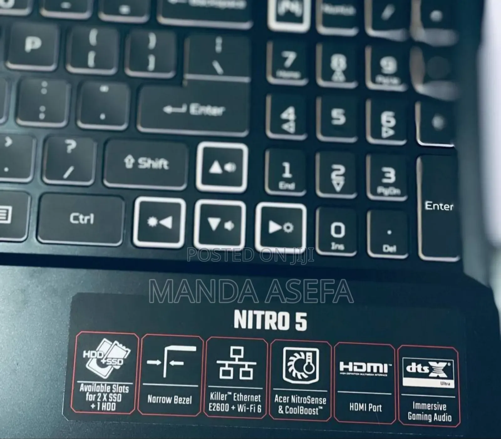 New Laptop Acer Nitro 5 16GB Intel Core I5 SSD 512GB