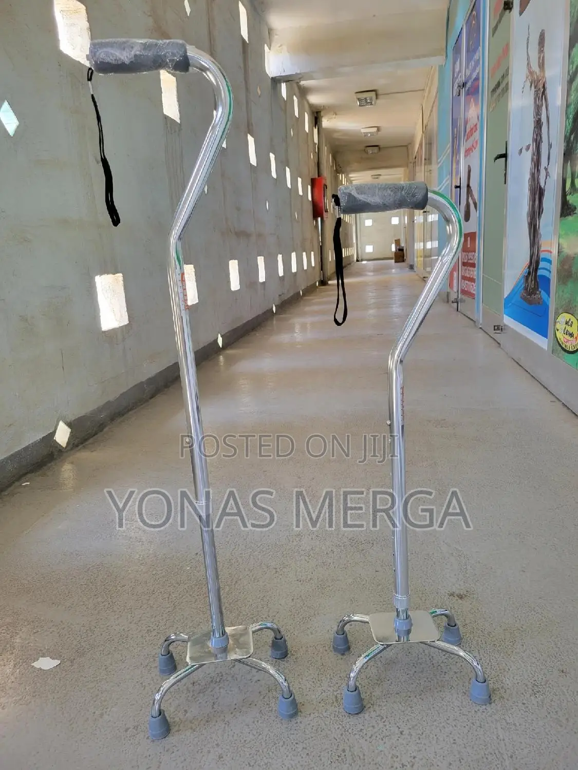 Walking Stick፸解quad Legged Canes፺氦10-99005 Lg.Base Quad Cane