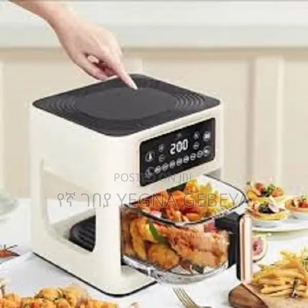 Original Sutai 8l Transparent Glass Air Fryer Large Capacity