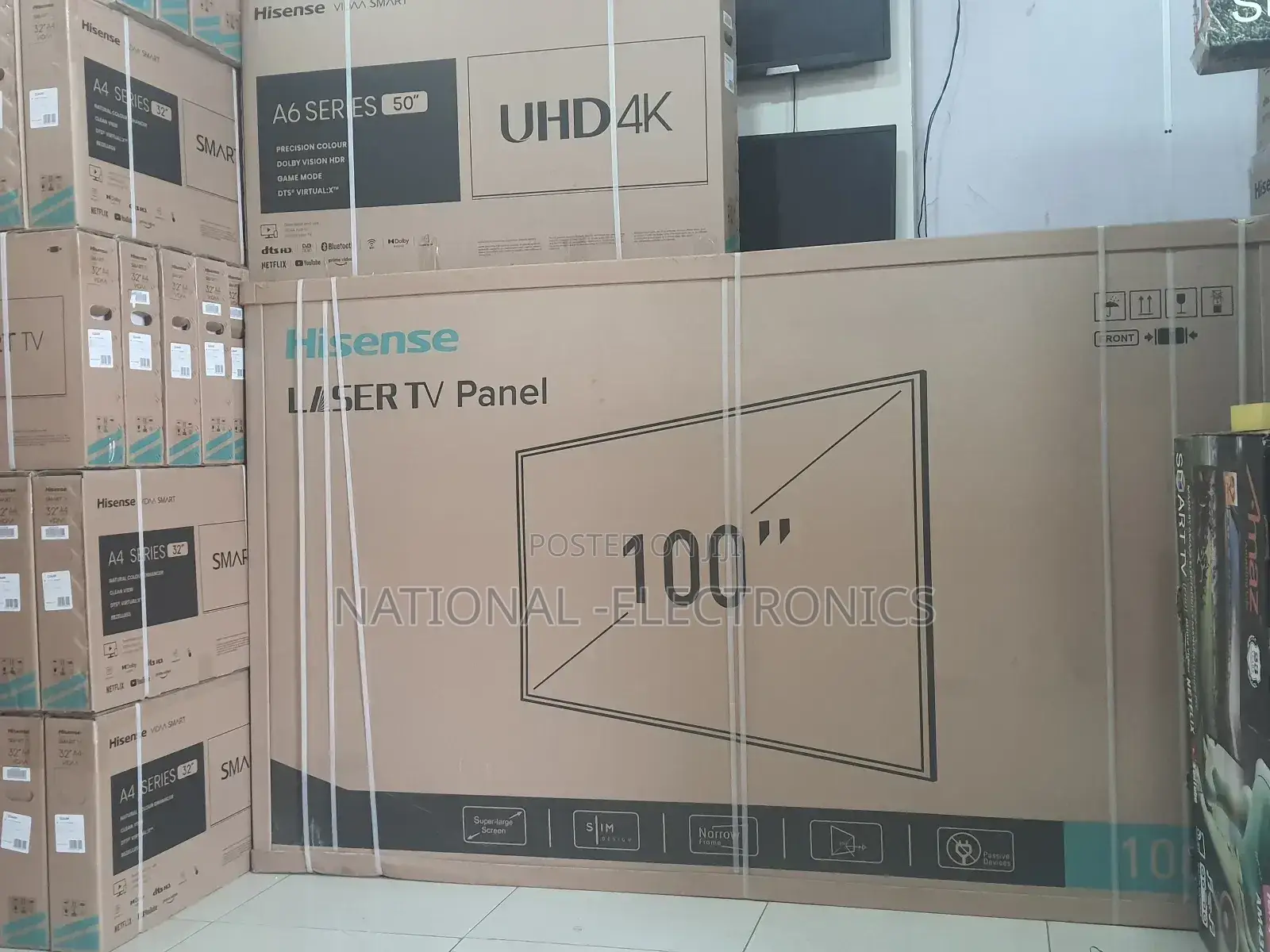 Hisense Tv 100"Inch Tv Smart Android Tv