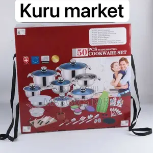 110 50 ፍሬ ፓኬጅ 110pc 50pc Stainless Steel.Cookware Set