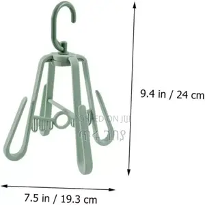 Photo - Shoe and Sandal Rotating and Folding Drying Hanger