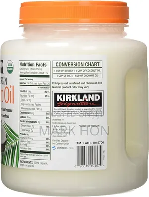 Kirkland Organic Virgin Coconut Oil - 2.48 Kg
