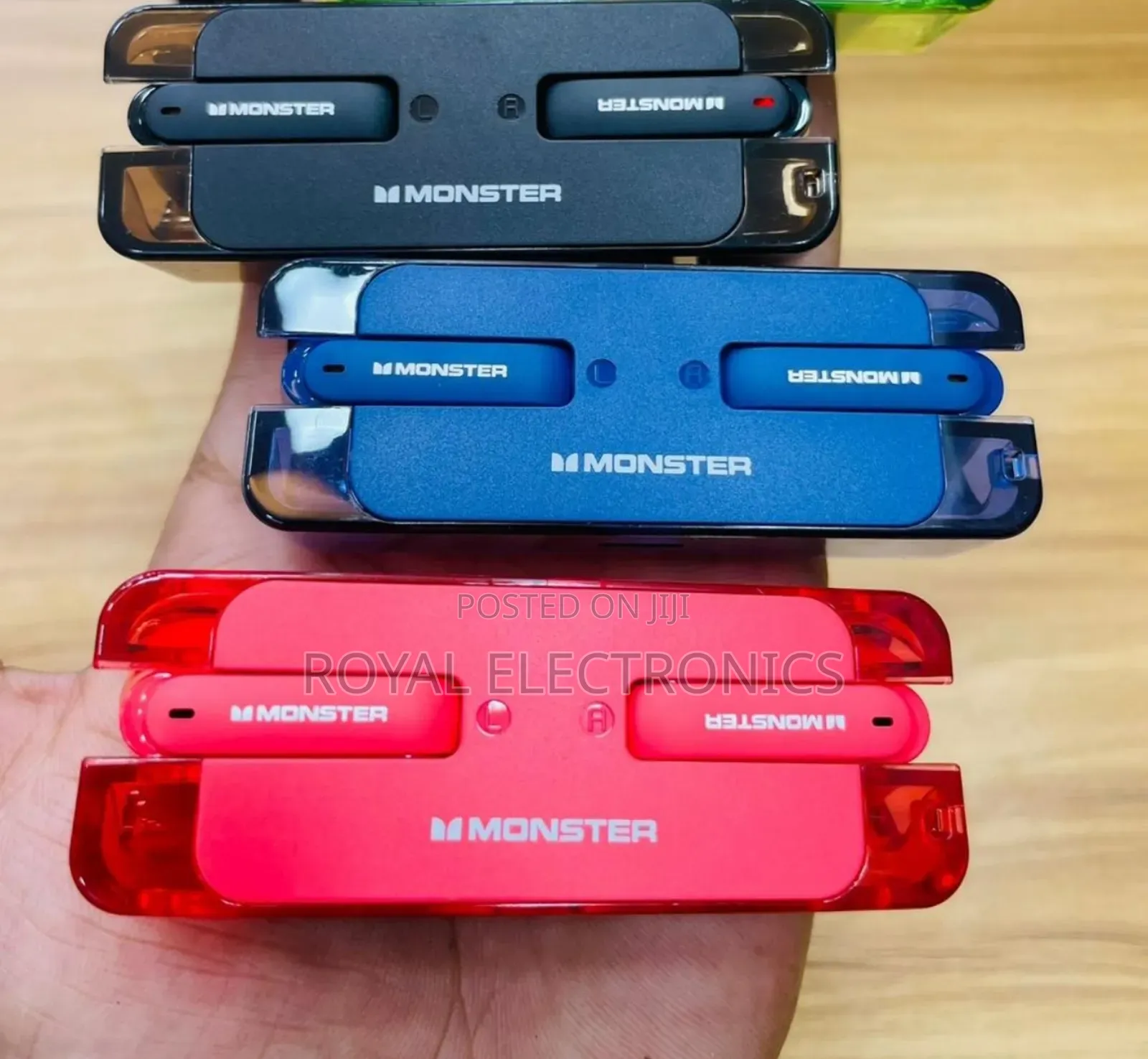 Red Monster Noise Cancelleing Hd Call Earbuds