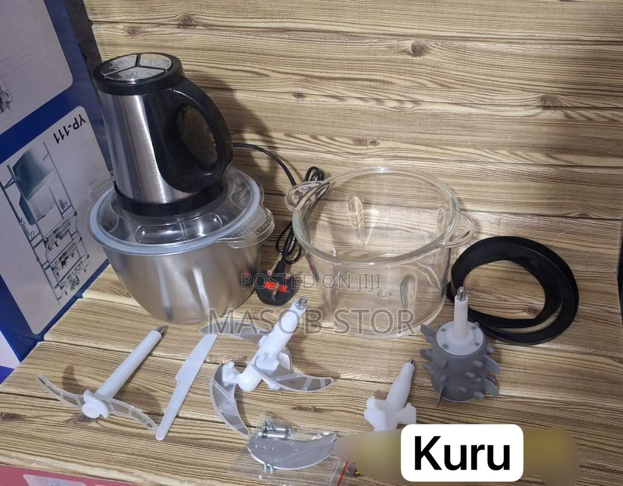 Kitchen Expert 3 in 1 Chopper and Garlic Peeler / መፍጪያ