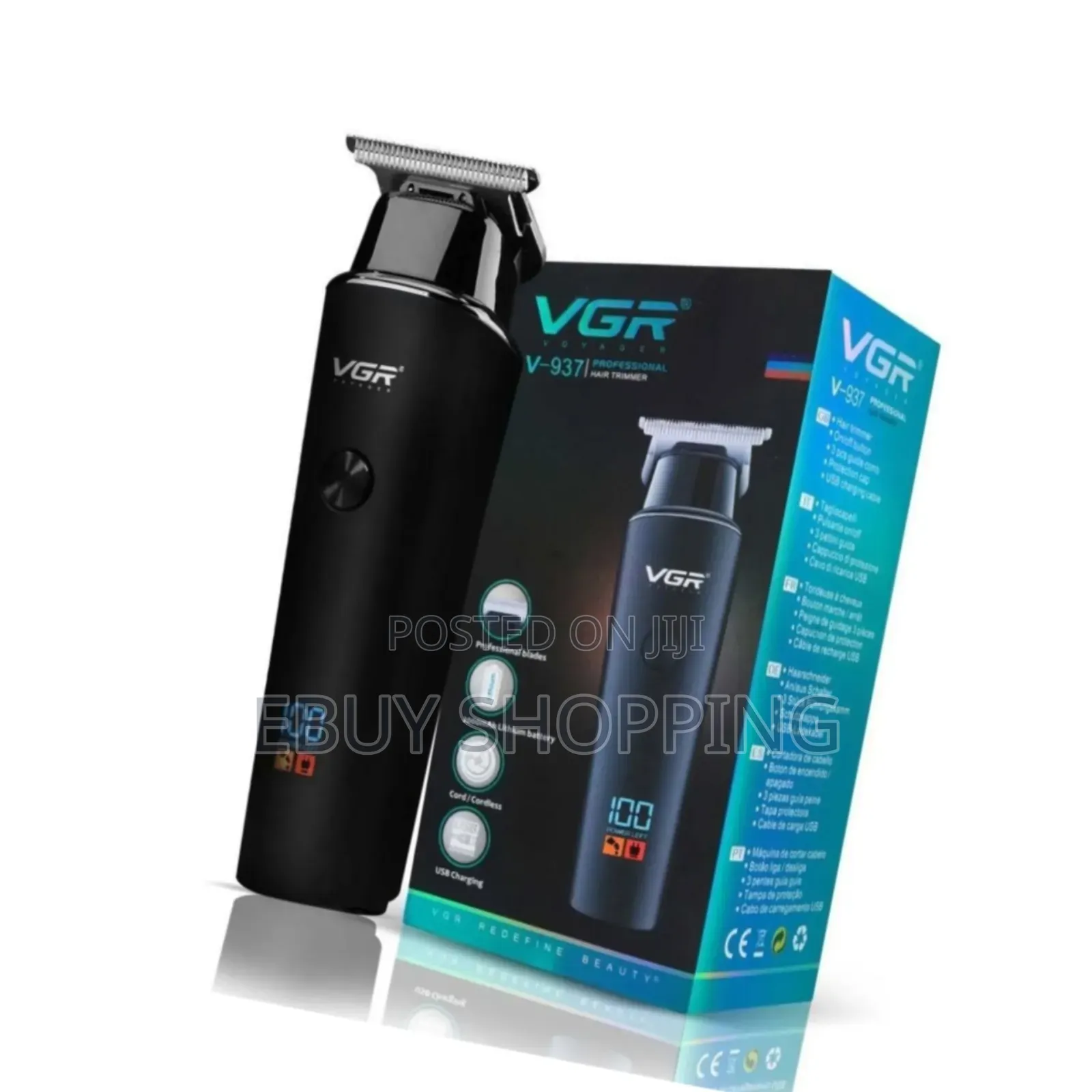 **Vgr v-937 Trimmer – Fast Charging Long-Lasting Battery**