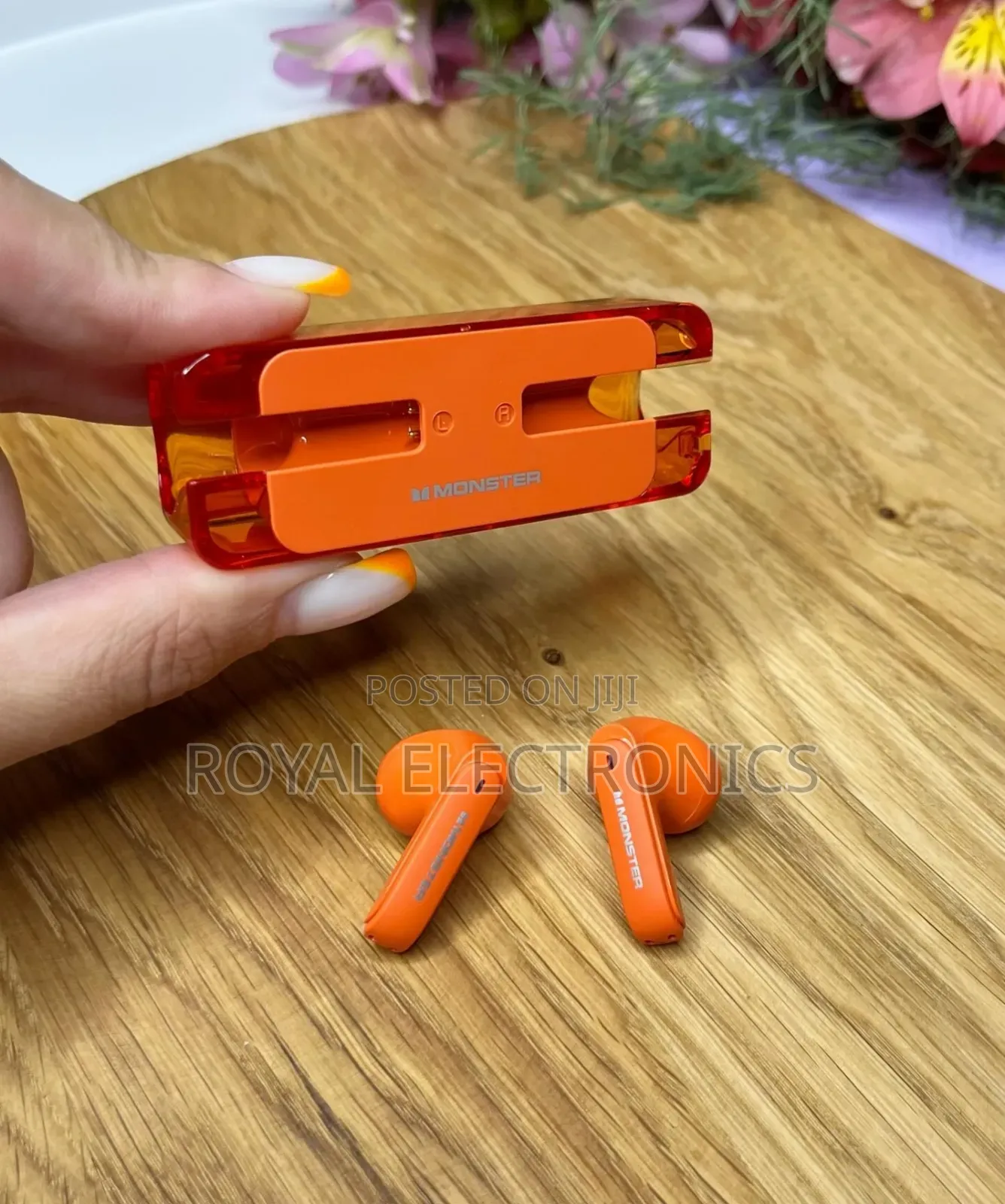 Orange Original Monster Wireless Earbuds
