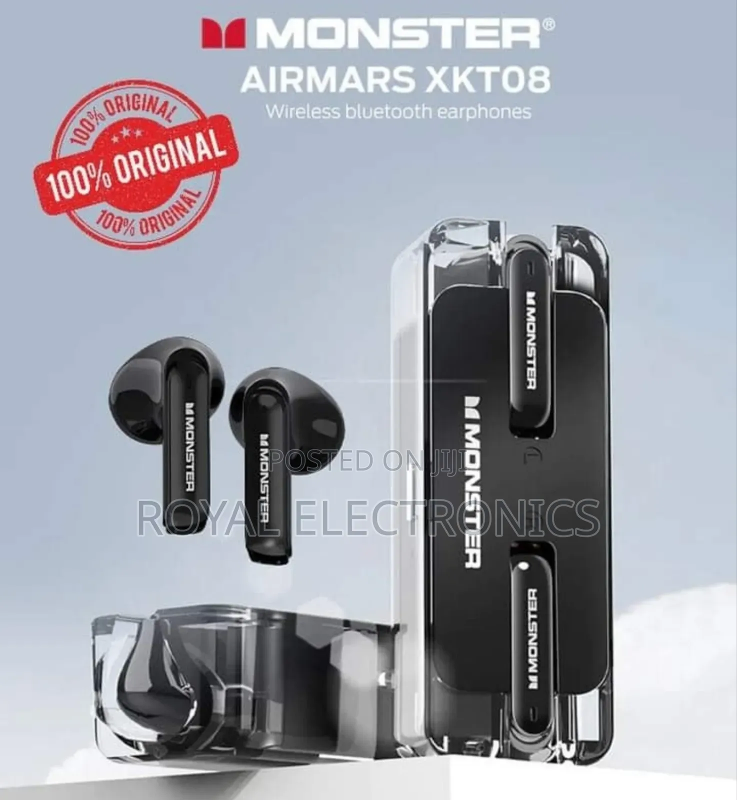 Orange Original Monster Wireless Earbuds