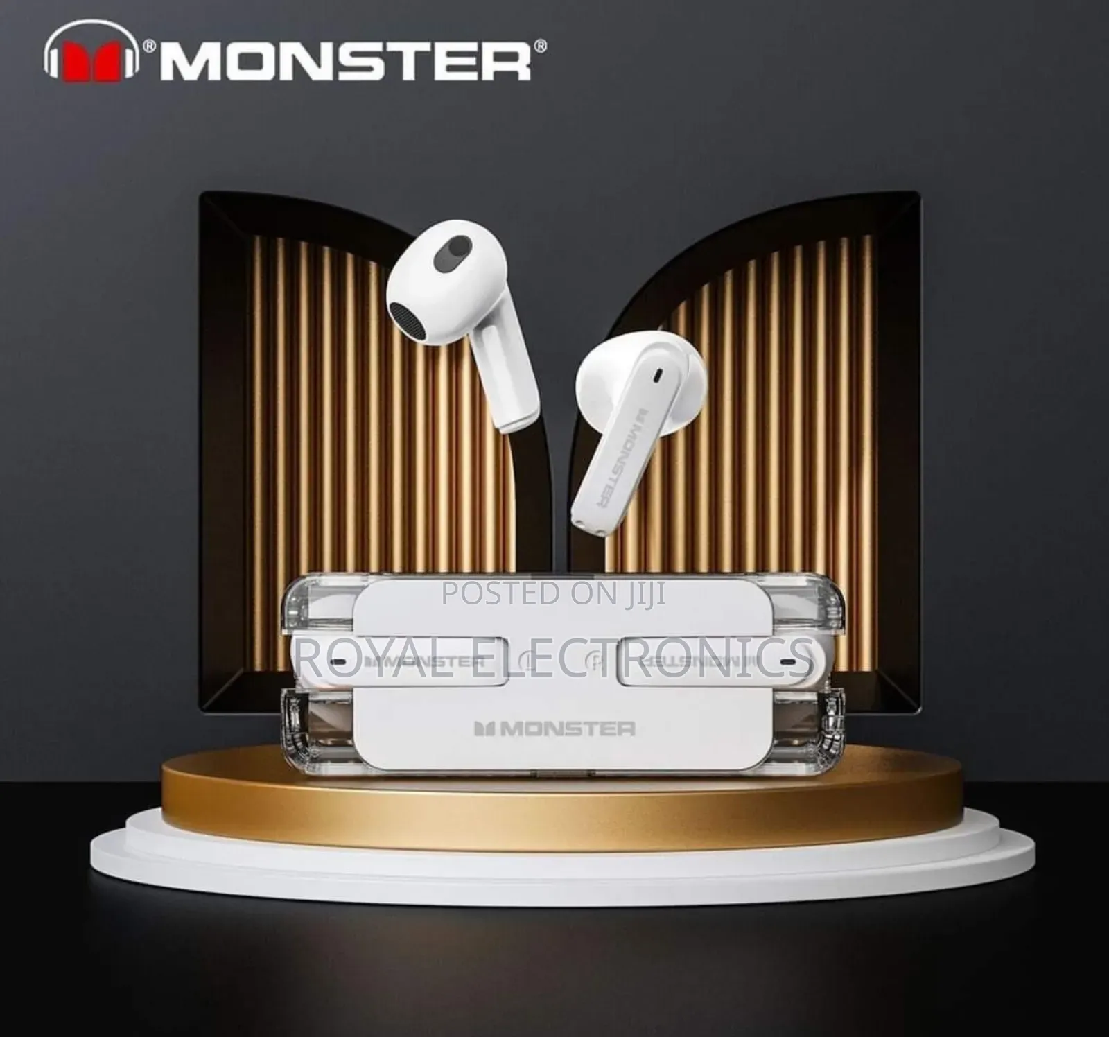 Orange Original Monster Wireless Earbuds