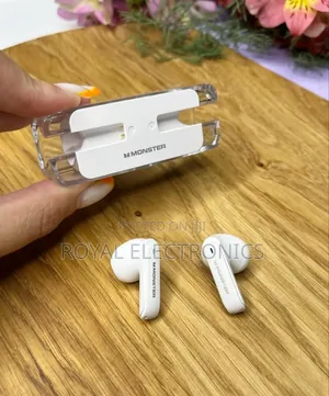 White Original Monster Anc + Enc Noise Cancelleing Headset