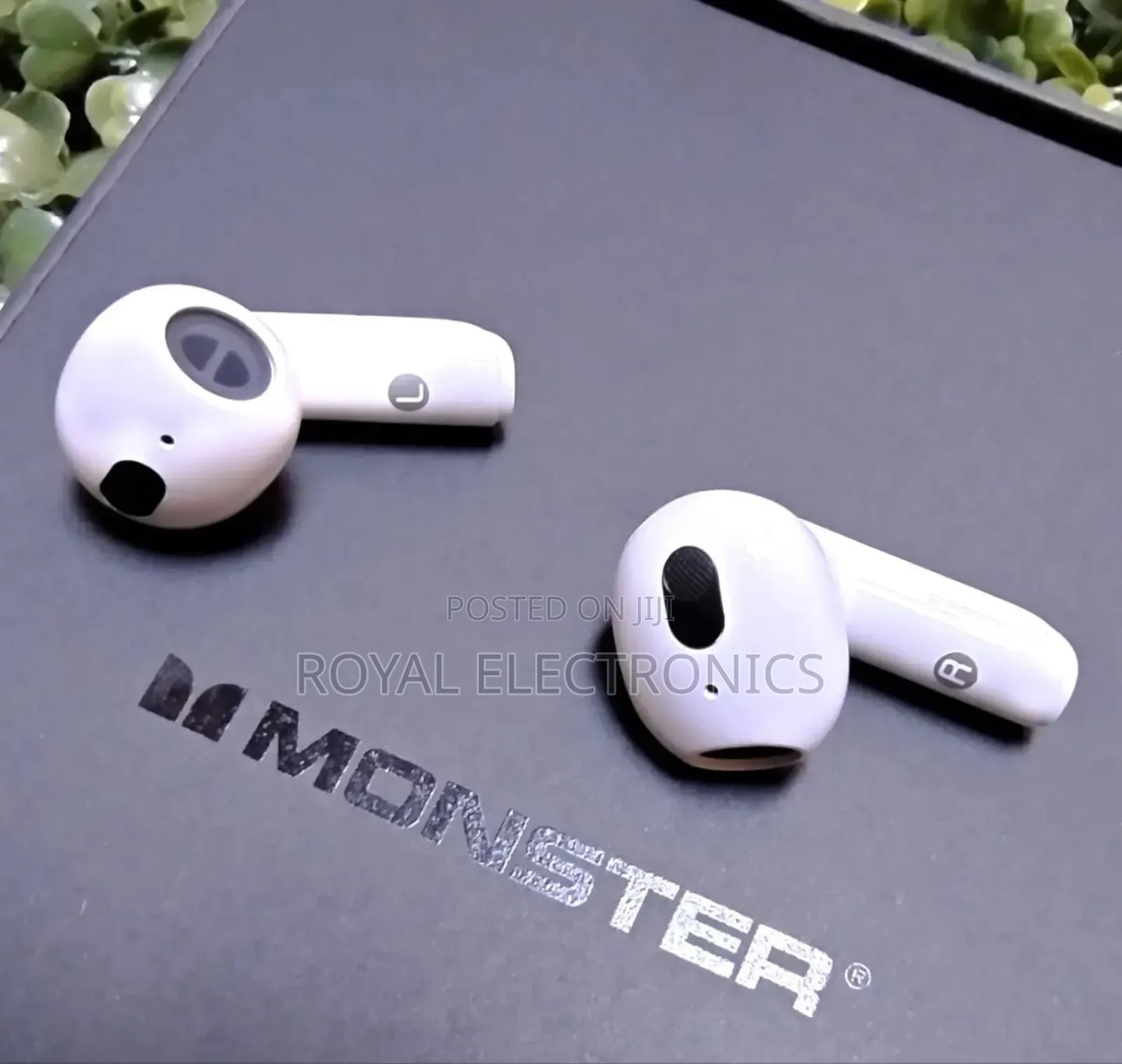 White Original Monster Anc + Enc Noise Cancelleing Headset
