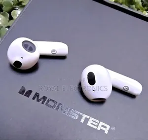 White Original Monster Anc + Enc Noise Cancelleing Headset