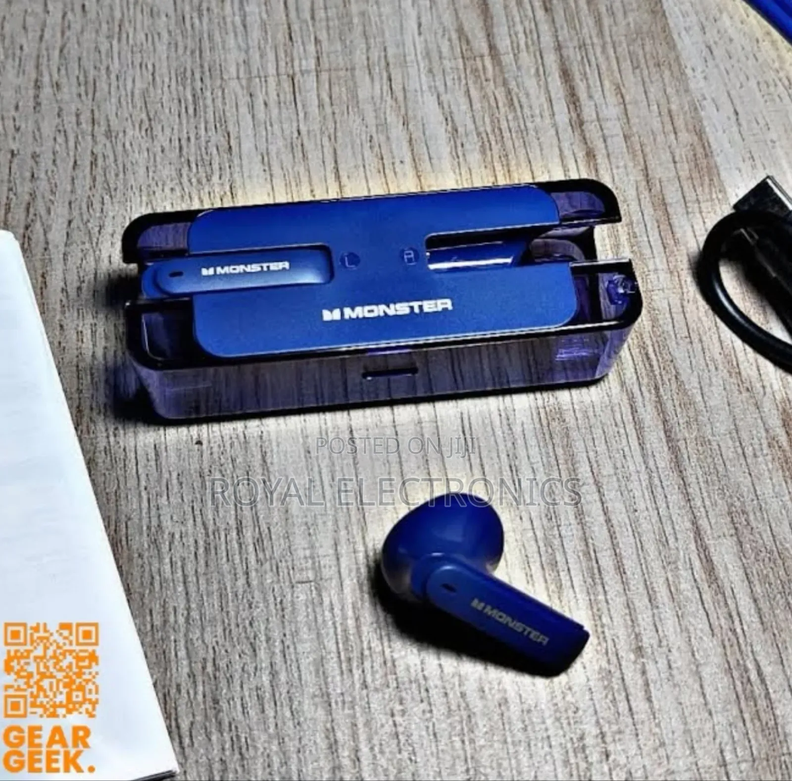 Monster Bluetooth Headphones 5.3 Noise Reduction With Mic