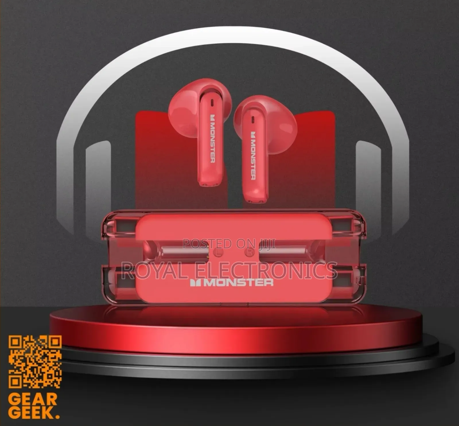 Monster Bluetooth Headphones 5.3 Noise Reduction With Mic