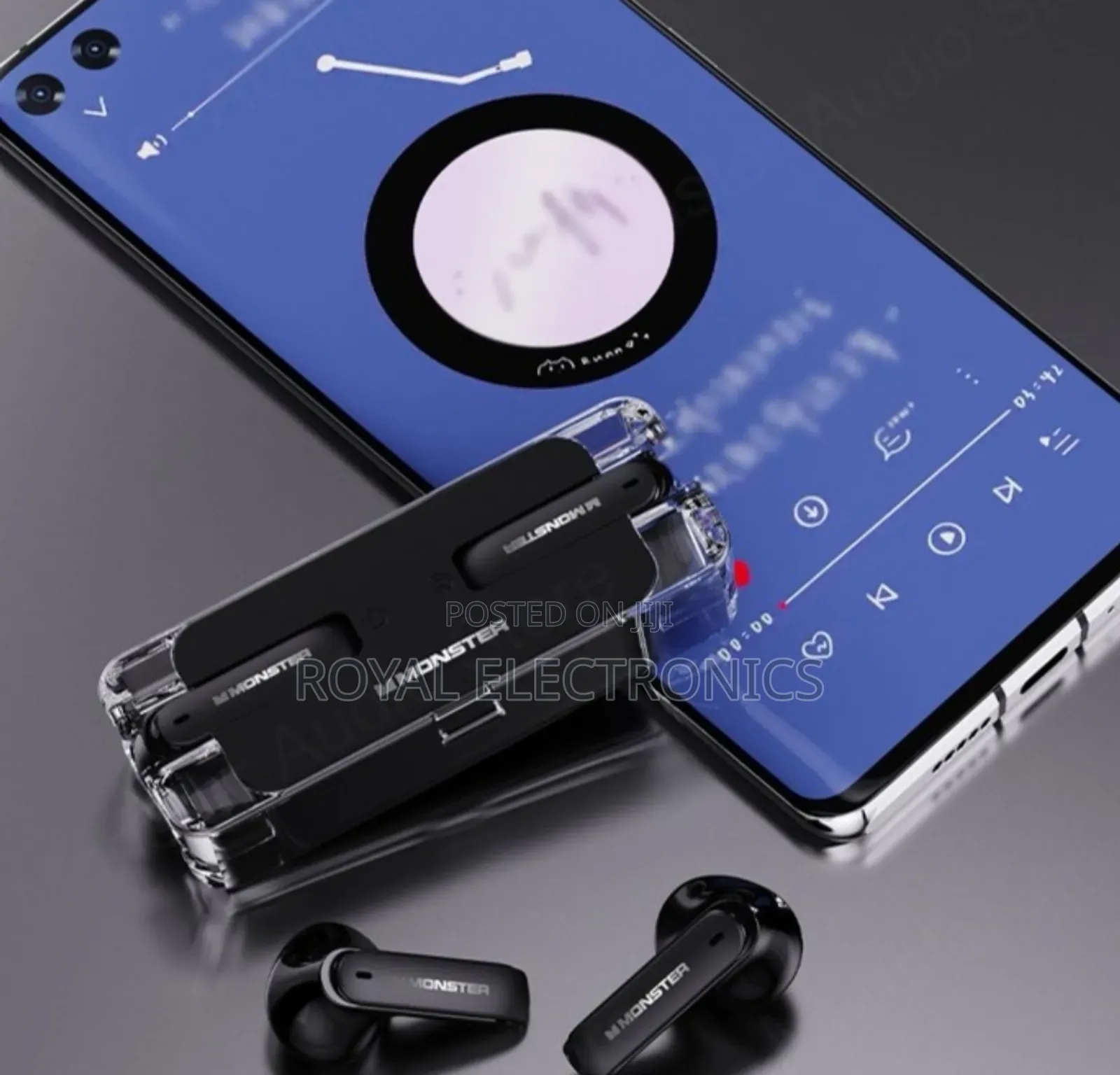 Monster Bluetooth Headphones 5.3 Noise Reduction With Mic