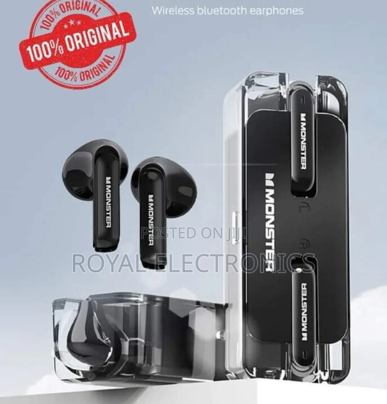Monster Noise Cancelling Half in-Ear , Built-in Mic Earbuds
