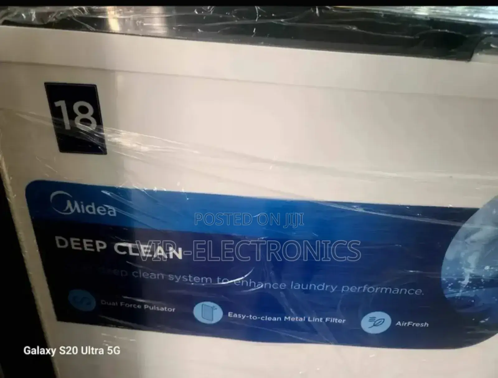 Midea Washing Machine 18kg