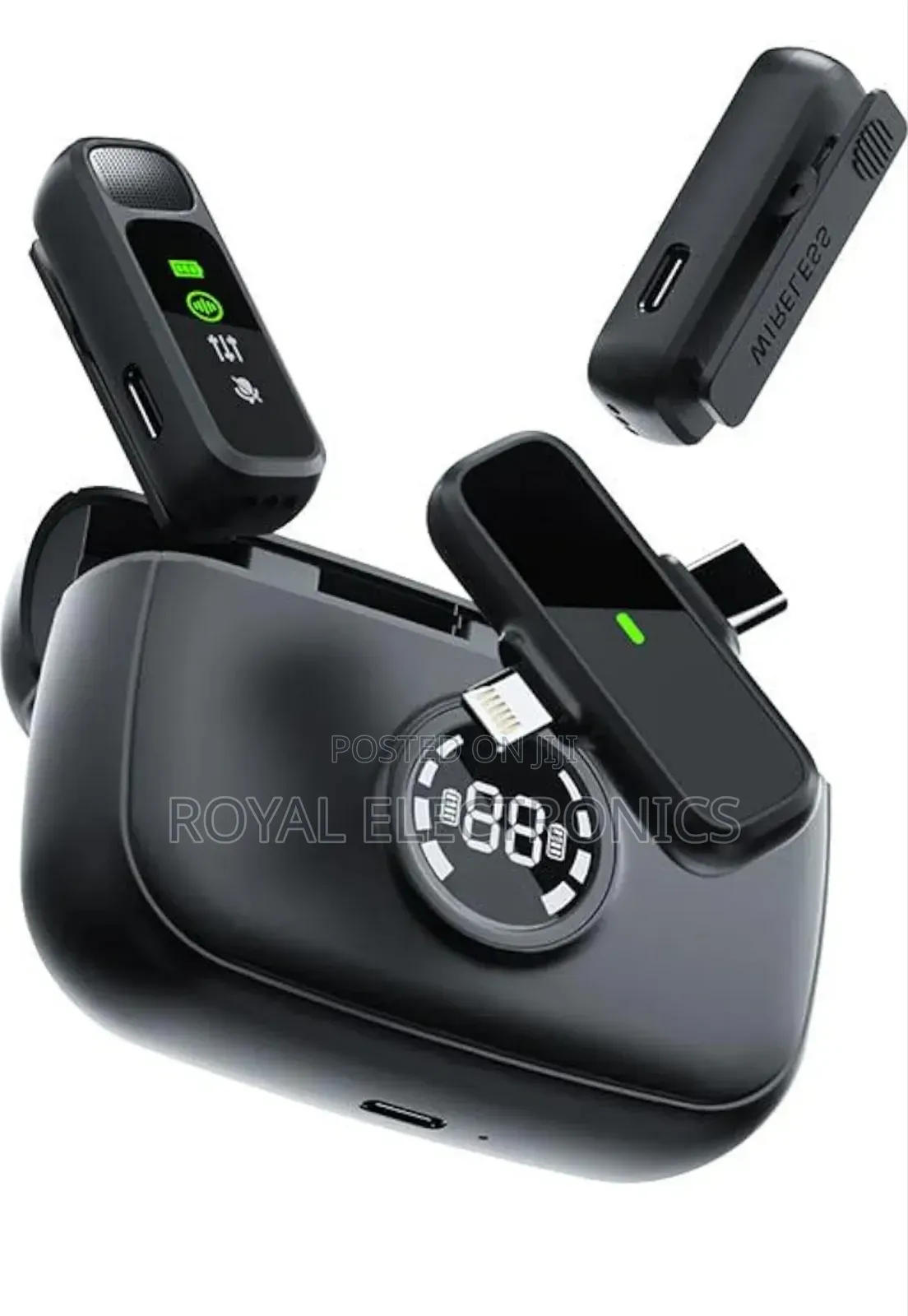 Dual Lavier Microphone DSP Noise Reduction on and Off