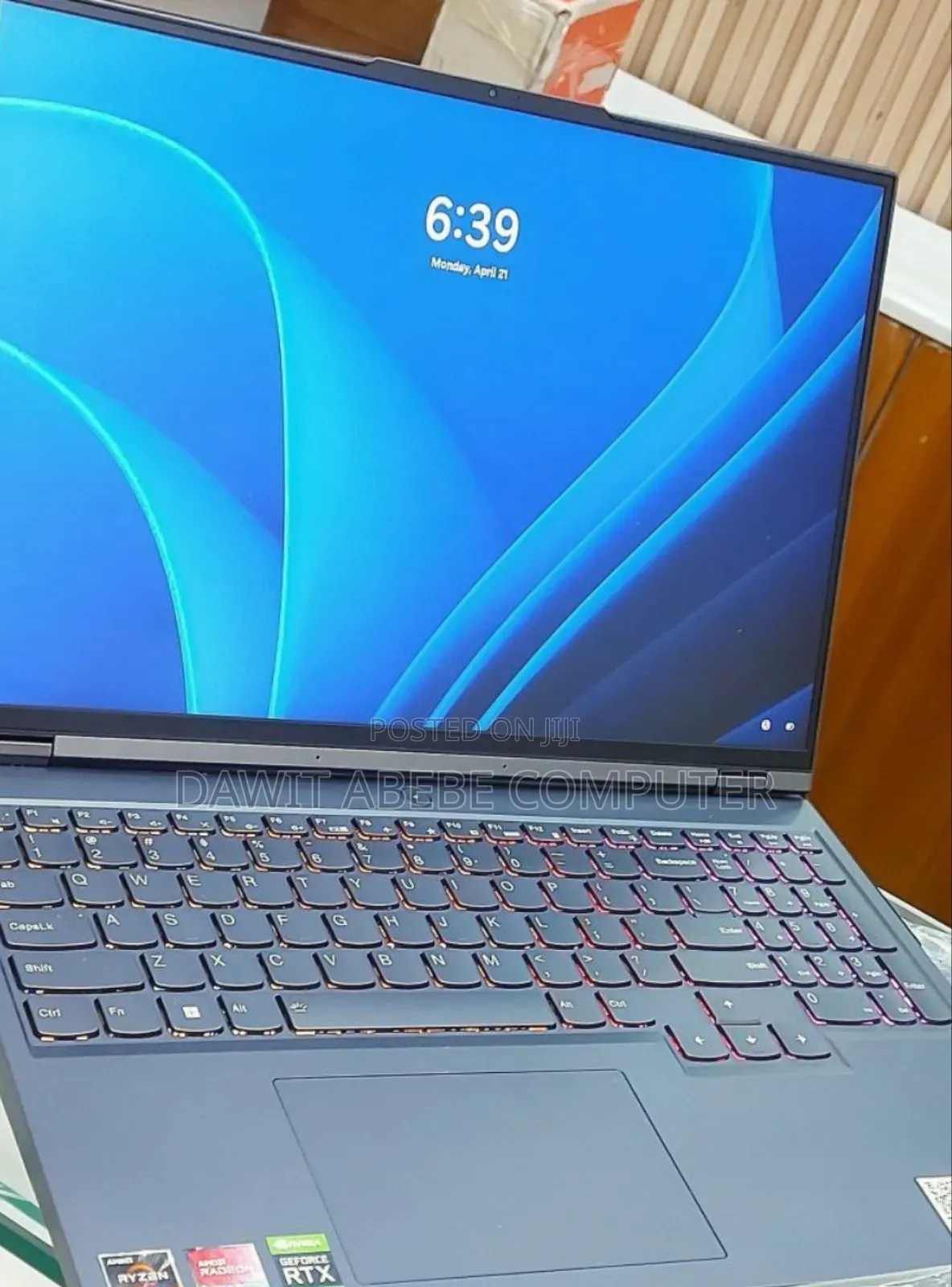 New Laptop Lenovo Legion 5 8GB AMD Ryzen 7 SSD 512GB