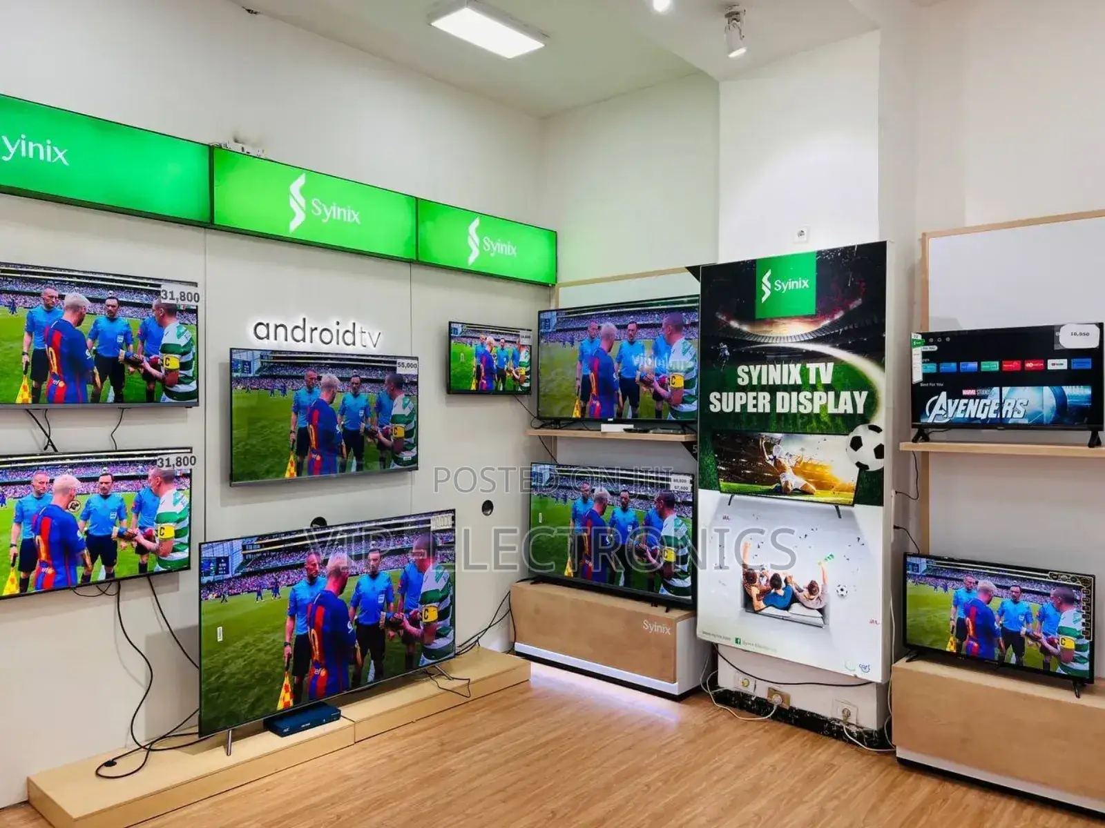 Syinix 43"Inch Tv Smart Android Frameless Tv