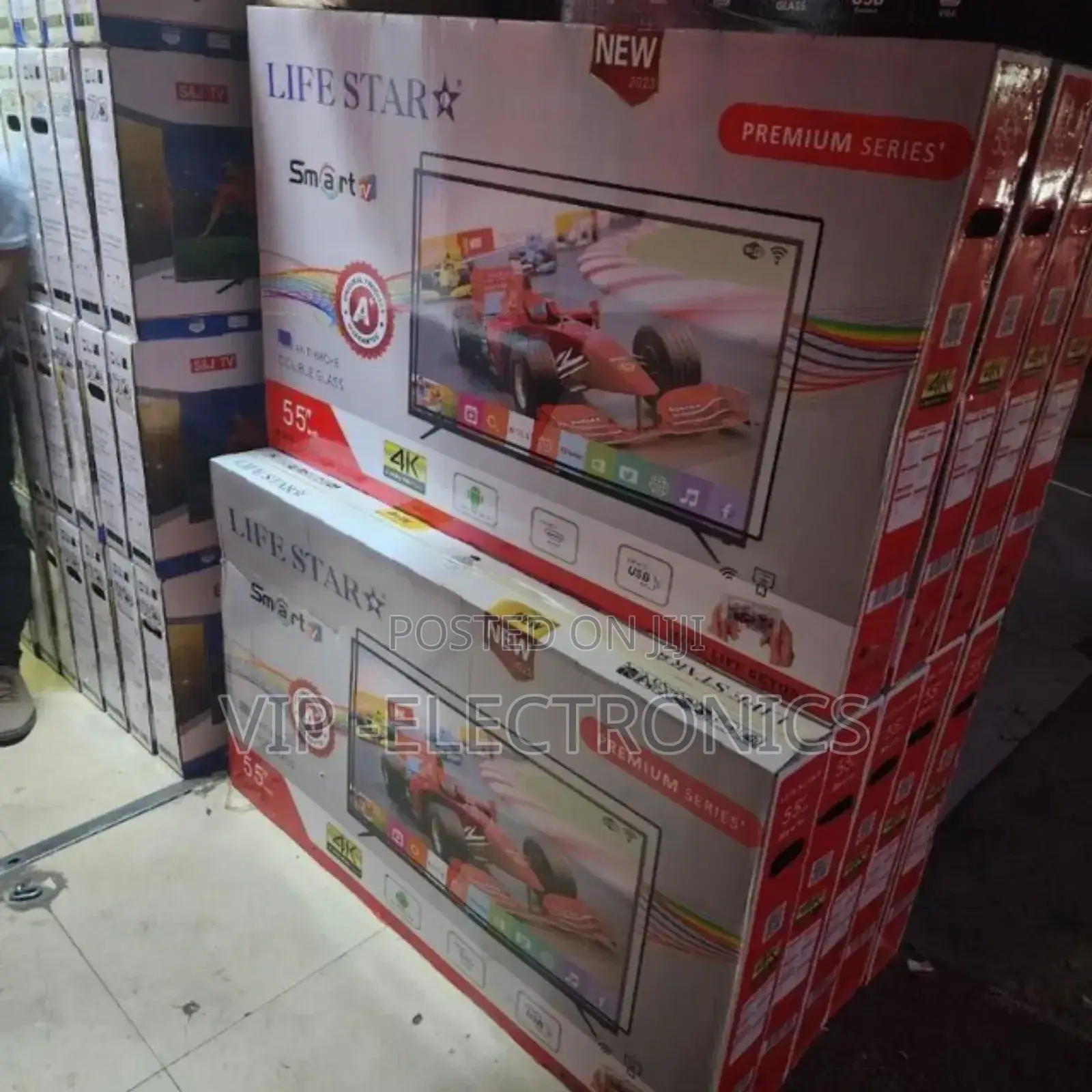 Lifestar 43"Inch Tv Smart Android Nwe Tv