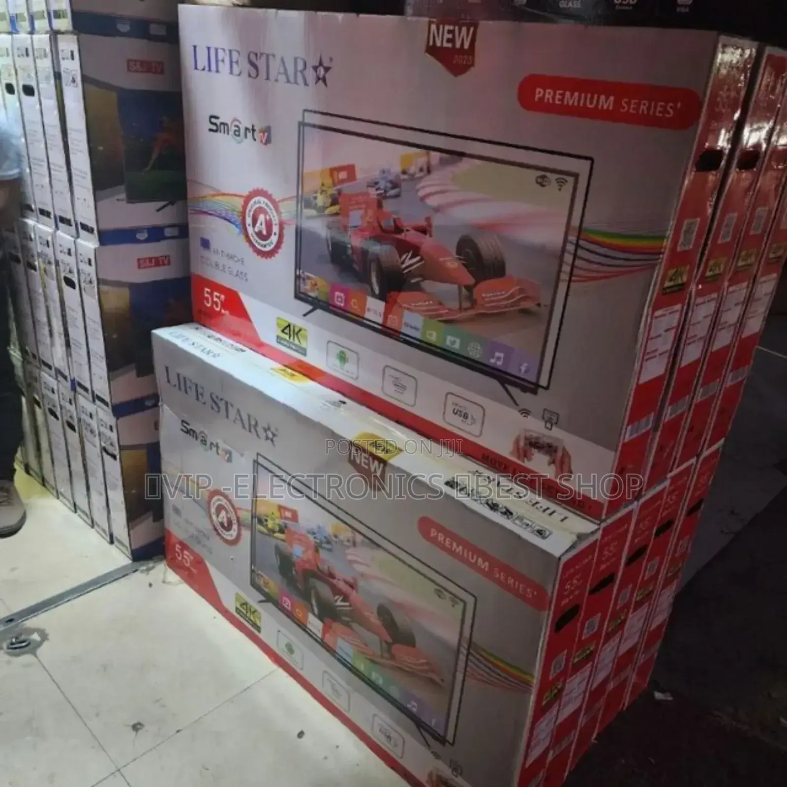 Lifestar 43"Inch Tv Smart Android Nwe Tv