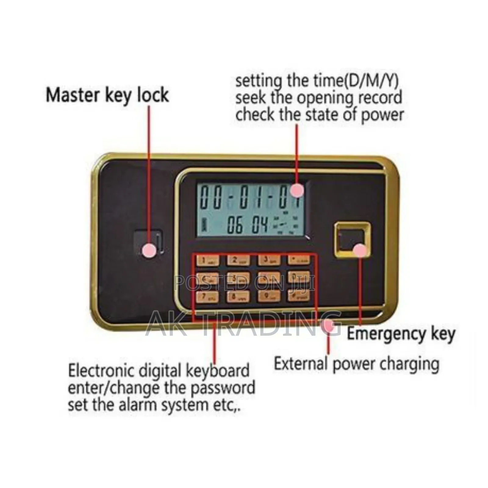 Modern Safe Box 100kg